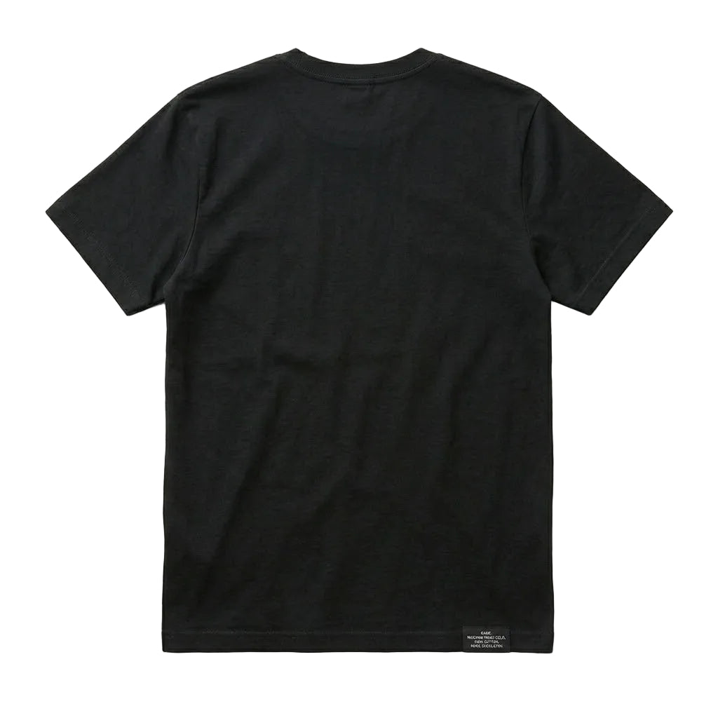 Premium Black Round Neck Plain T-Shirt